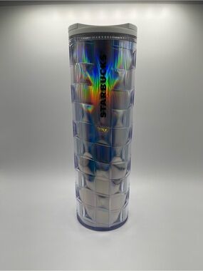 Starbucks Purple Iridescent Tumbler with White Lid